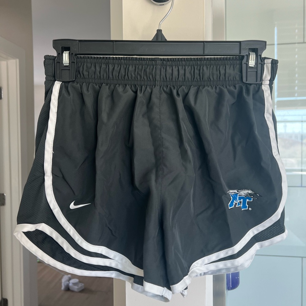 Nike black & white MTSU basketball shorts